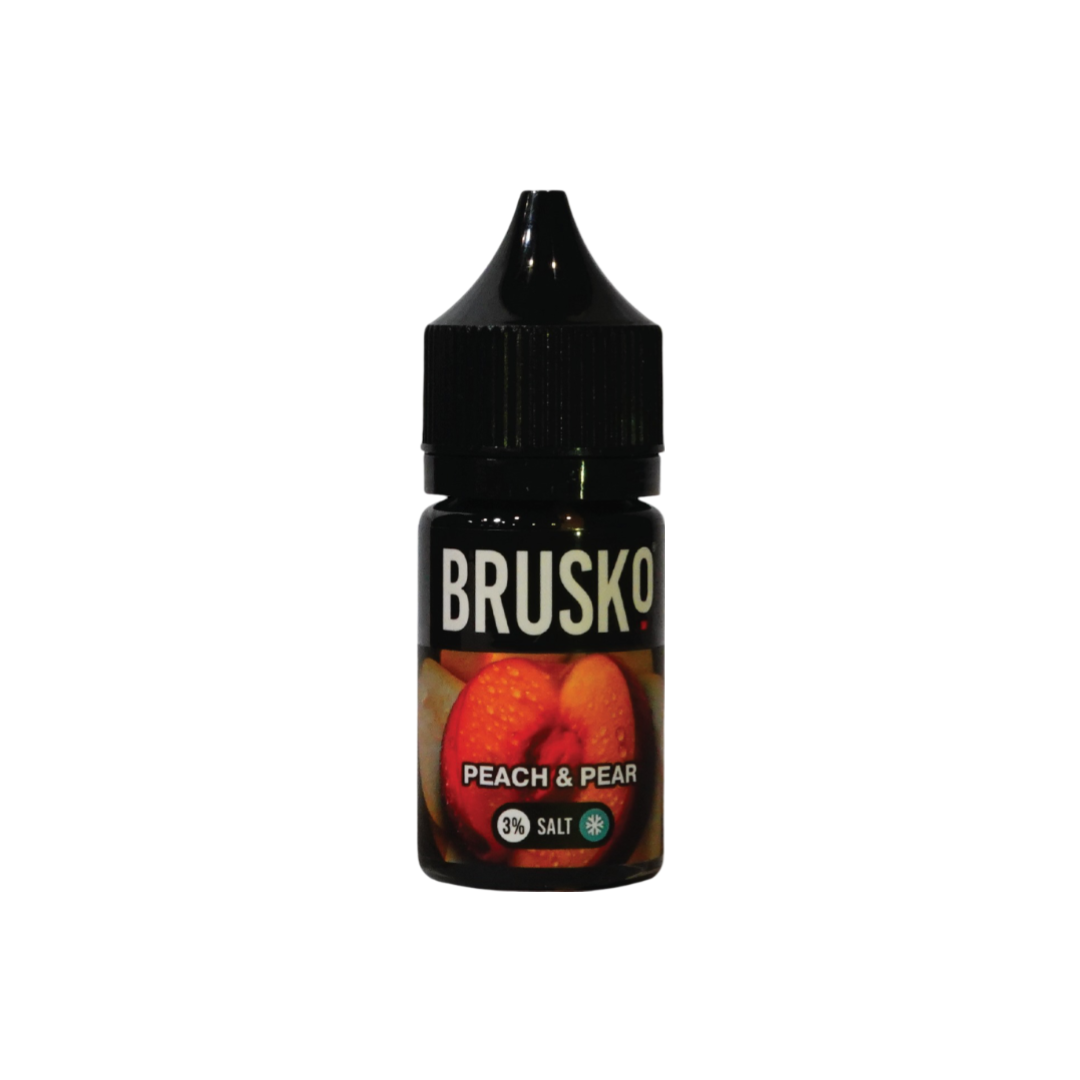 Brusko 30ml Peach & Pear - Đào Lê